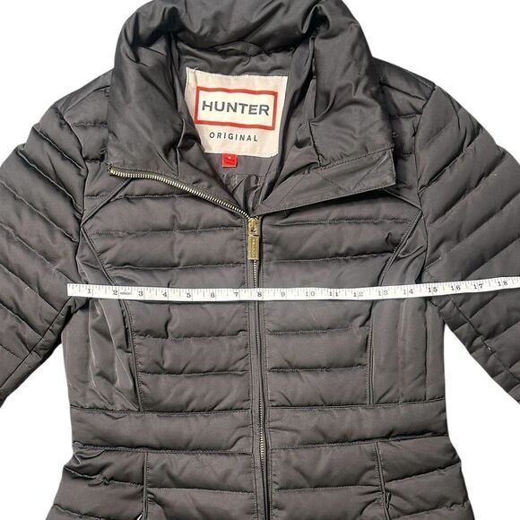 Hunter Refined Down Coat Black Size Small - Picture 9 of 15